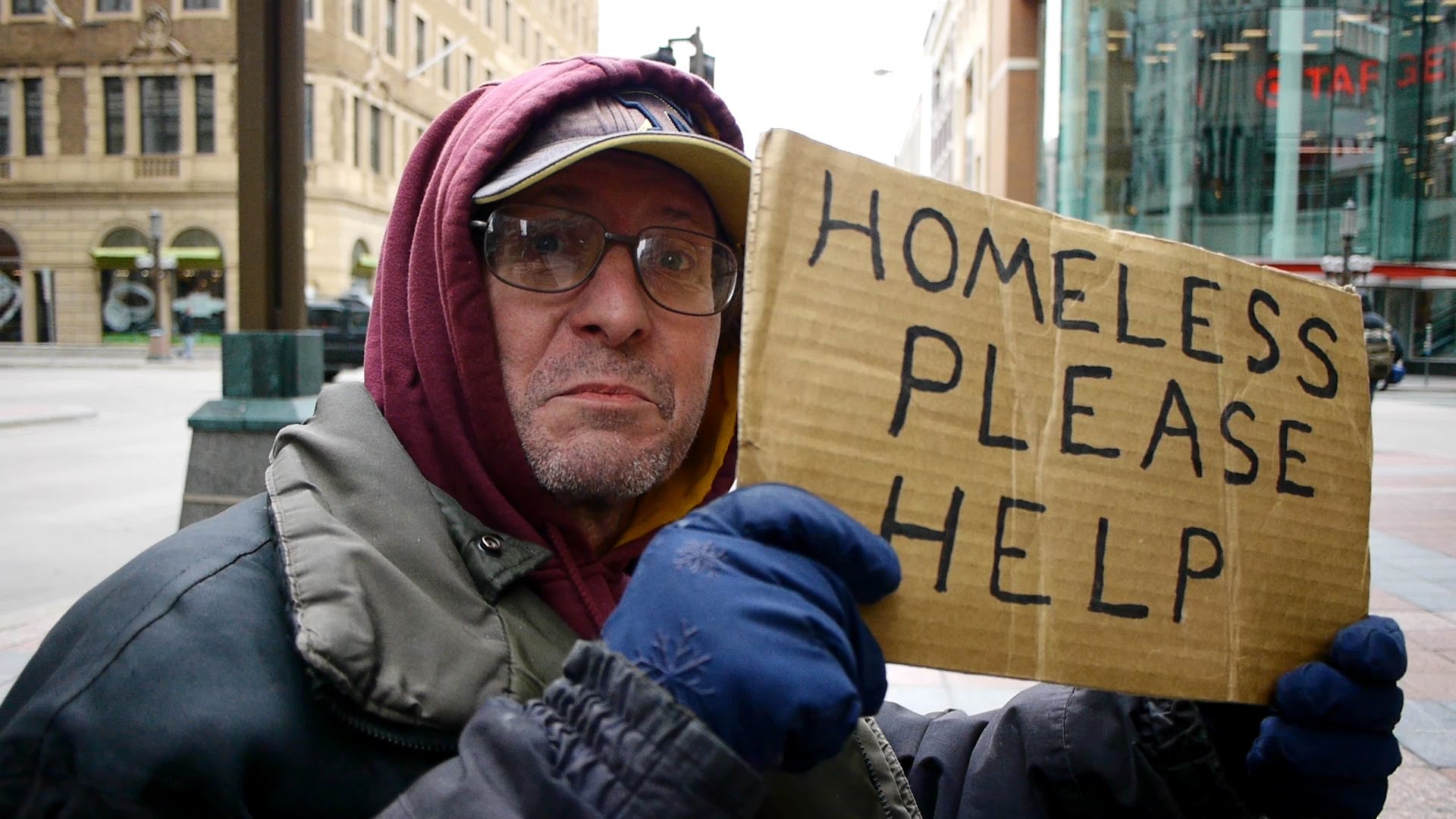 He was lost. Homelessnes per Country. If you homeless just buy a House.