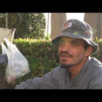 Aside from being homeless Miguel is struggling with serious health and legal issues