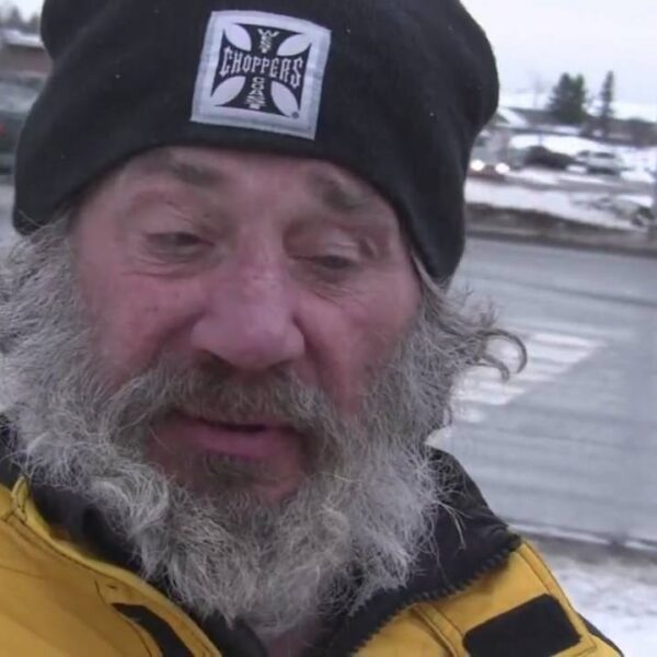Homeless Man Lives on the Streets of Anchorage Alaska