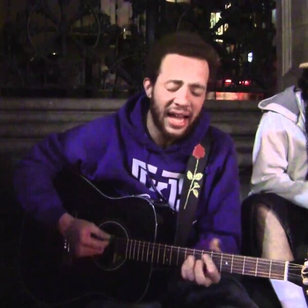 I give a bunch of homeless kids socks and they sing me a song