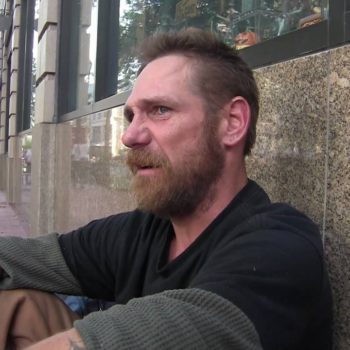 Randy is homeless in Portland. He says in the last 12 days police have harassed him 9 times