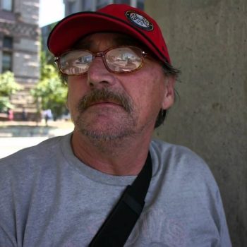 Because of a drinking problem Al lost everything. He is homeless. His wife died homeless