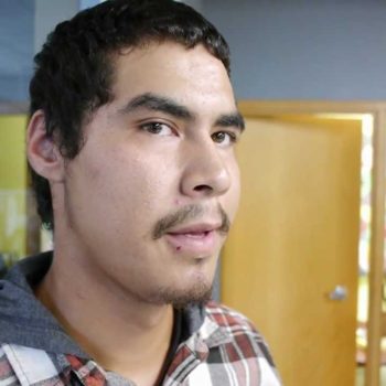Cameron grew up in foster care and detention centers. He is homeless in Winnipeg
