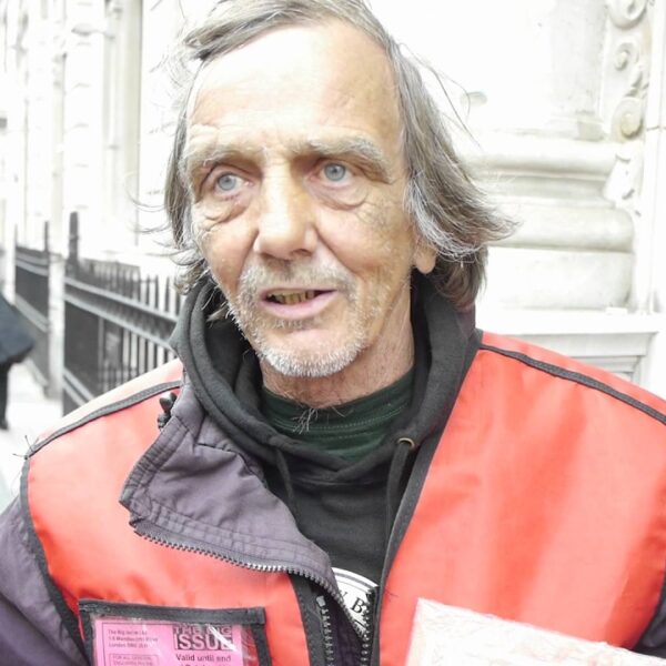 Stuart has been homeless in London sleeping rough since March