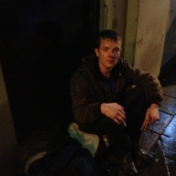 John is from Scotland sleeping rough in London. He has a drinking problem and needs help