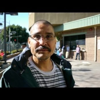 Carlos has been homeless on Skid Row for a year and a half ever since he got out of prison