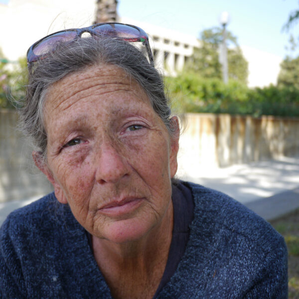 Homeless woman Los Angeles