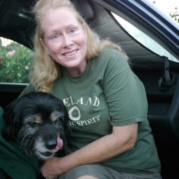 Karen lives in a car with her dog in San Diego