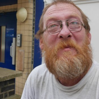Barry has been sleeping rough in London since he was 18