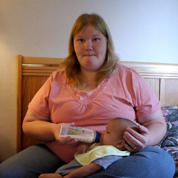 Kelsey lives in a hotel room along with two newborn twins and two other adults
