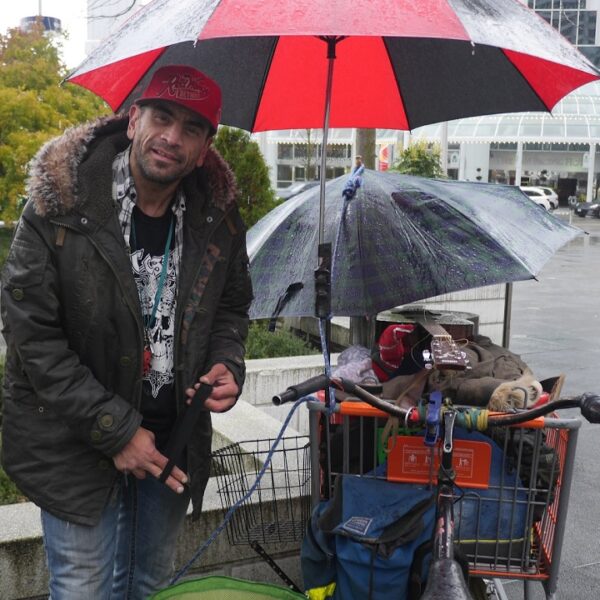 Tony is homeless in Vancouver Canada