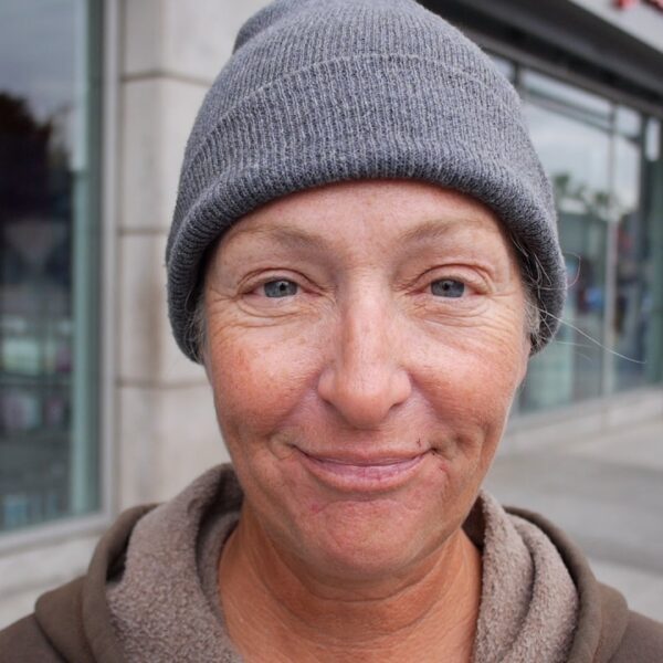 Shelly is homeless in Hollywood but she refers to herself as a canner that sleeps outside