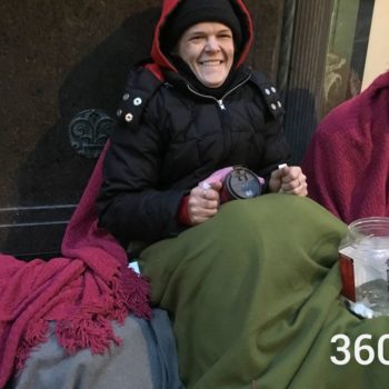 Heather and Mark a 360 Video of Homelessness In Toronto. Heather has cancer