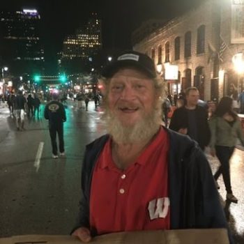 Patrick has been homeless in Austin for seven years.