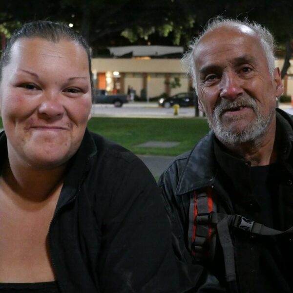 Shannon and her father Bob have been homeless since 1994