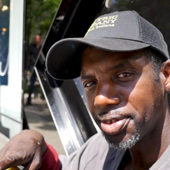 Percy is homeless in Chicago. He just passed a drug test to get into housing