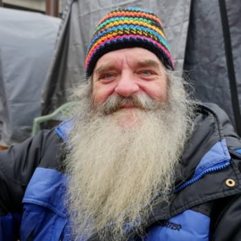 This homeless man came to Seattles Tent City 5 to find a home