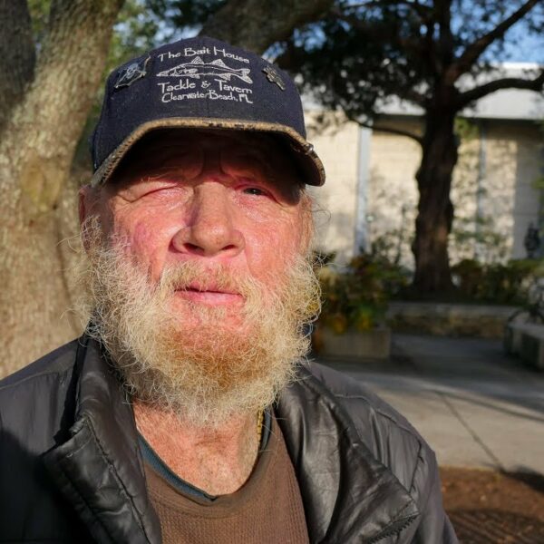 Homeless Vietnam Veteran on the Streets of Gainesville Florida