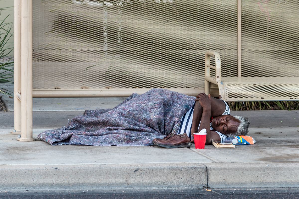 black homeless