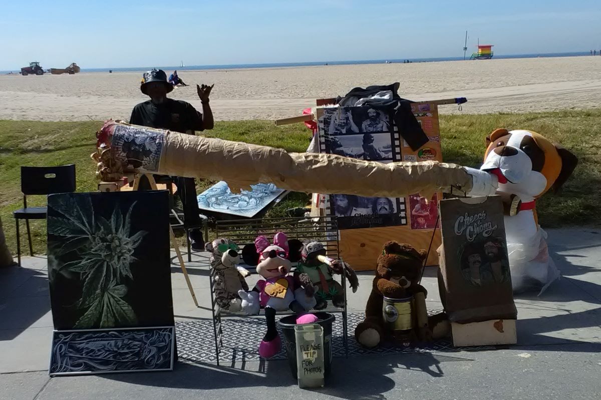 Homeless on Venice Beach