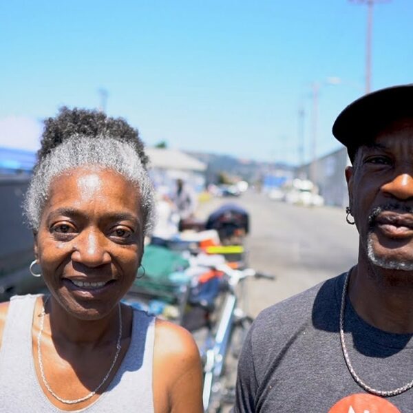 Homeless Couple Lives In Oakland Tent Community