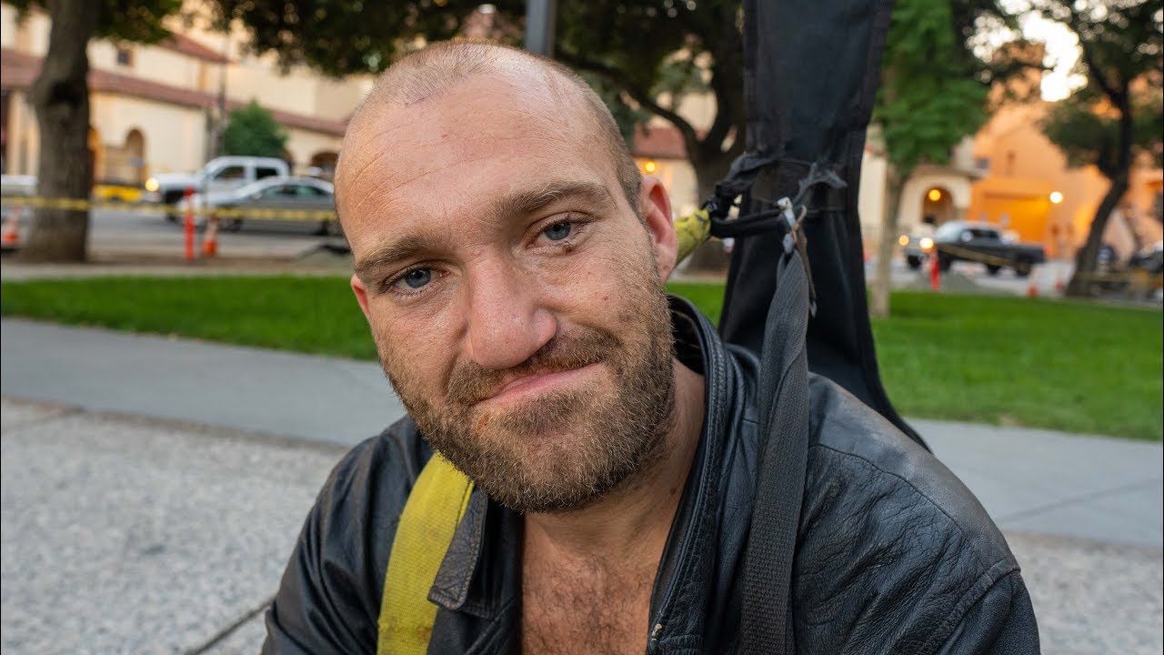 Buys homeless men. Homeless man. Jack Jozefson: homeless man.