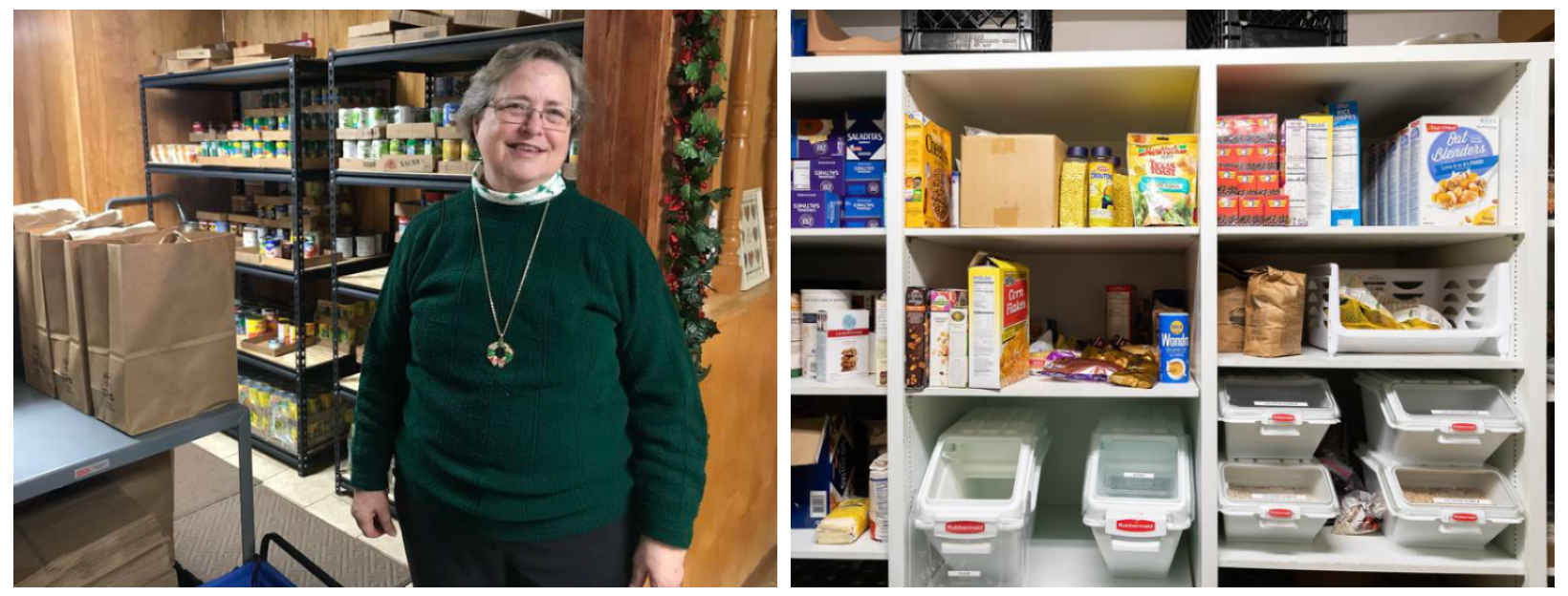 First: Sherry Carroll is the director of Grace Place Ministries in Stephenville. Last: The pantry is stocked at Abilene Hope Haven homeless shelter.