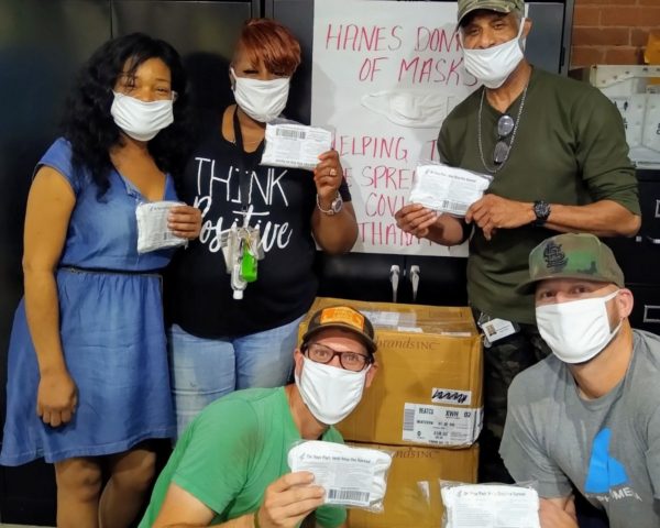 Hanes Face Mask Donation - Pittsburgh Mercy's Operation Safety Net