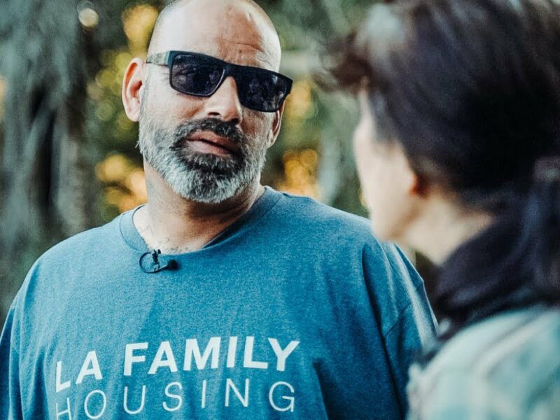Housing Homeless People from Sepulveda Basin featuring LA Family Housing
