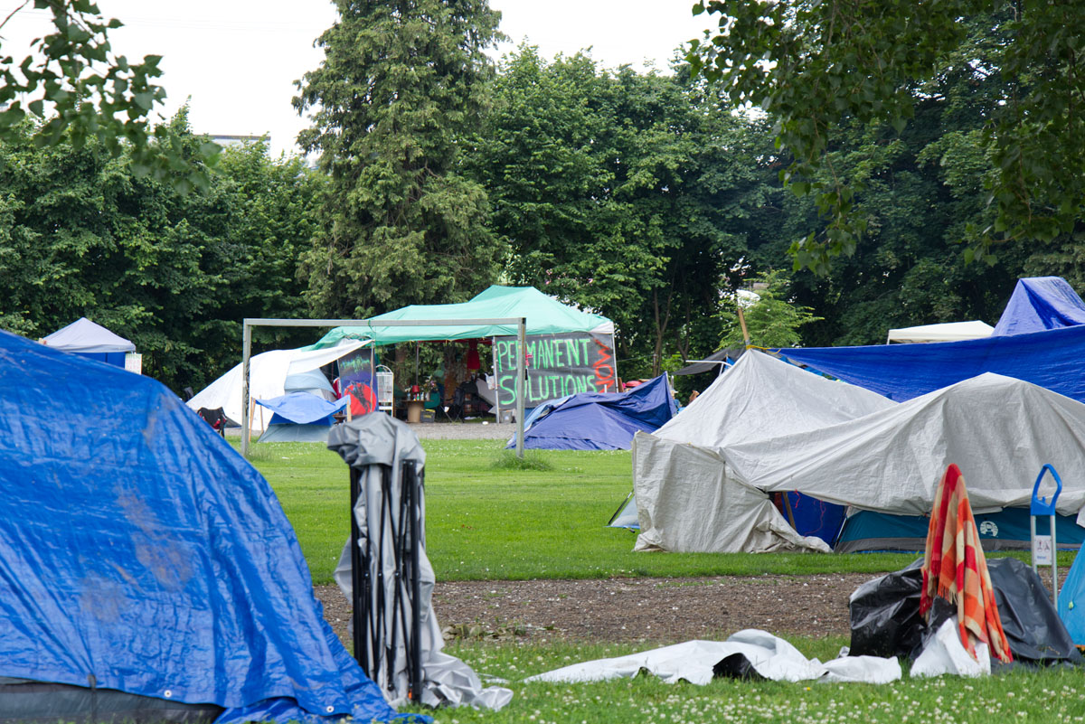 Vancouver homeless encampment