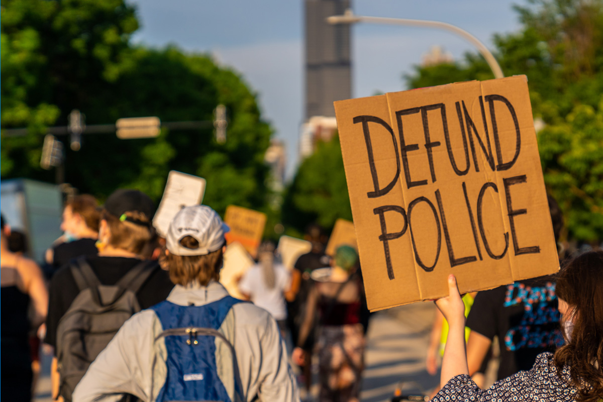 March about Defunding the police