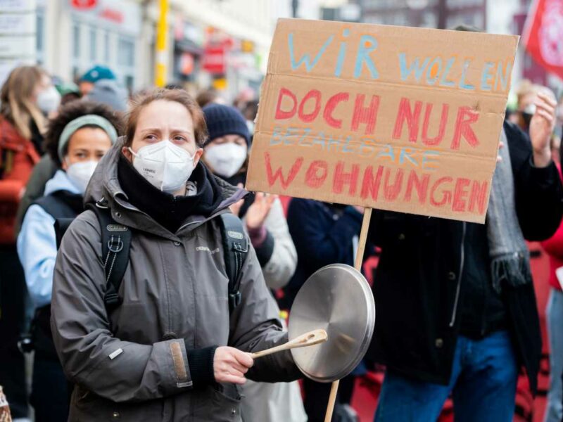 Affordable housing demonstration in Berlin