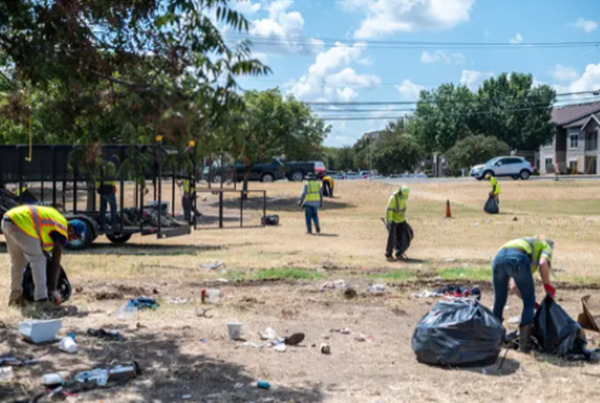 Clearing homeless encampments in Austin