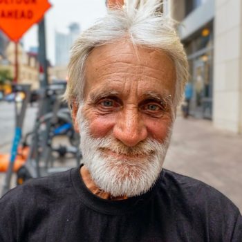 homeless man in austin