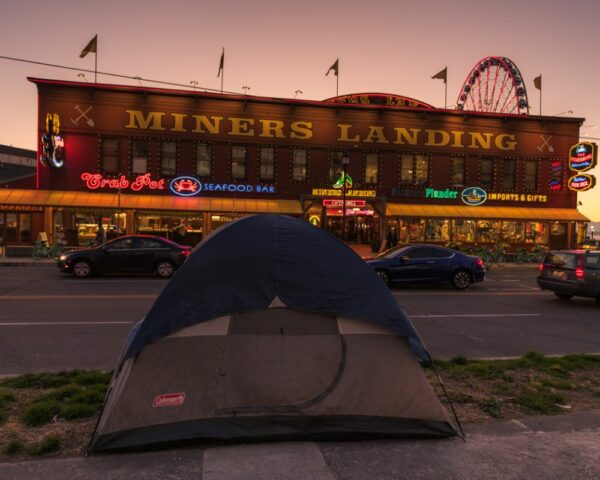 homeless tent in Seattle