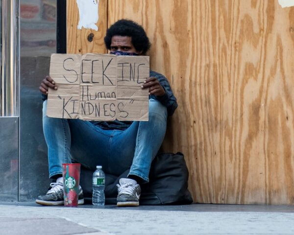 homelessness - seeking human kindness