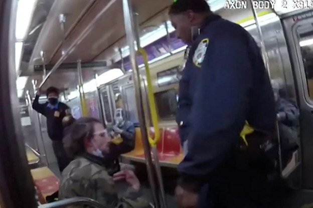 Homeless Victim of NYC Cop Attack on Subway