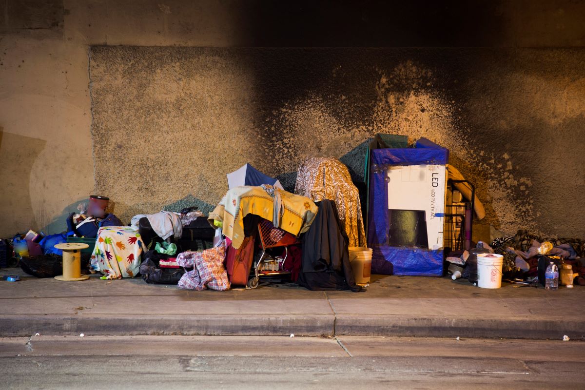 Homeless Encampment in LA