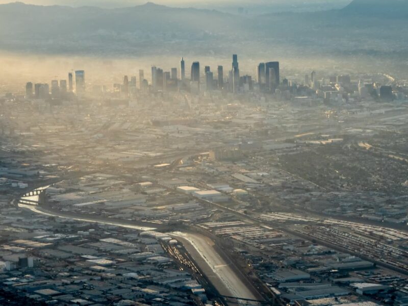Fog over Los Angeles