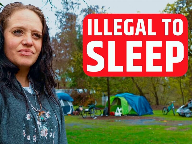 Grants Pass, Oregon, is criminalizing homelessness making it illegal to sleep.