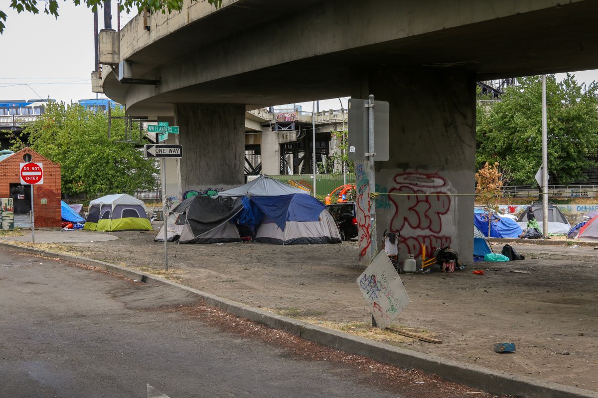 Portland homelessness and daytime camping
